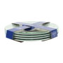 DKD Home Decor Set de 4 Platos de Gres Mandala Azul Esmaltado