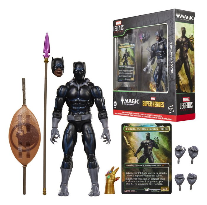 Hasbro Marvel Legends Series x Magic: The Gathering Black Panther 15cm