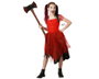 Atosa Disfraz Arlequín Vestido Rojo para Niña Infantil, 7 a 9 Años