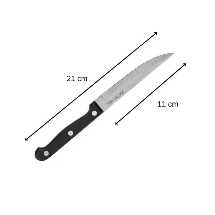 Nirosta Juego de 6 cuchillos para carne - 21 cm Nirosta Juego de 6 cuchillos para carne - 21 cm