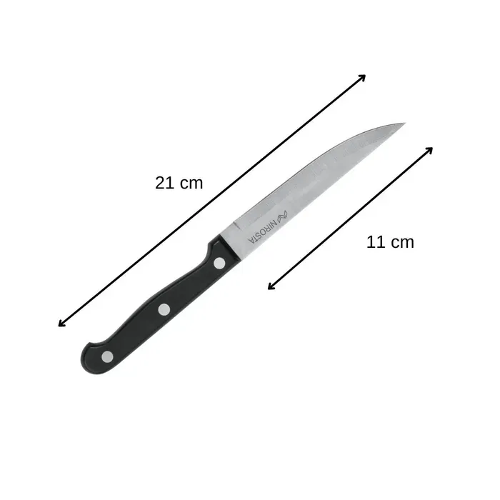 Nirosta Juego de 6 Cuchillos para Carne - 21 cm