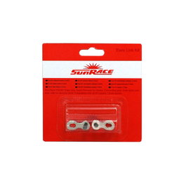 Sunrace CNQ12 Conector de Cadena Enlace Rápido 12V Easy Link 10 Unidades Plata Acero 12 Velocidades