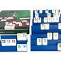 Deqube Rummy D00346 - Juego de Cartas para 6 Jugadores con Caja Metálica - Edición Ampliada - Idioma English, Portugués, Español