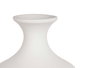Giftdecor Jarrón Cerámica Cuello Estrecho 39 cm Blanco - 21x21x39 cm (2 Unidades)