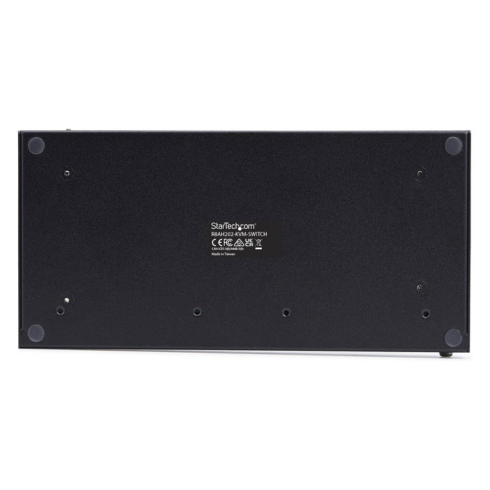 StarTech Conmutador KVM HDMI de 8 Puertos con Montaje en Rack 1U - Switch 4K Ultra HD a 60Hz, HDMI 2.0, Control para 8 Ordenadores, USB Hub, TAA