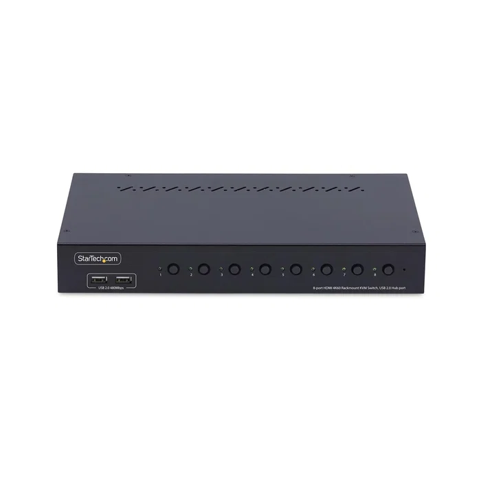 StarTech.com Switch KVM de 8 Puertos HDMI 4K 60Hz con Kit de Montaje 1U StarTech.com Switch KVM de 8 Puertos HDMI 4K 60Hz con Kit de Montaje 1U