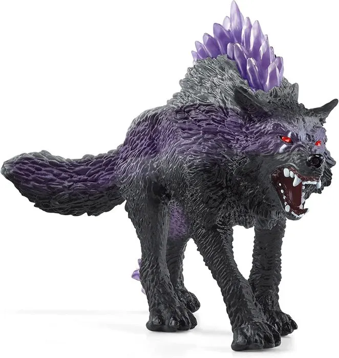 Schleich 42554 Wolf of Ténèbres de la Gama Eldrador - Figura de Animal de Fantasía