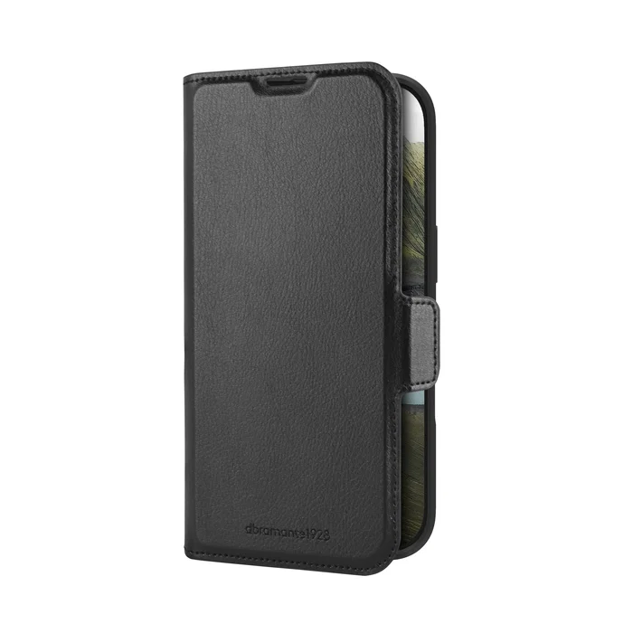 Dbramante1928 Oslo Pro Funda con Tapa para iPhone 16 Pro - Poliuretano Negro Dbramante1928 Oslo Pro Funda con Tapa para iPhone 16 Pro - Poliuretano Negro