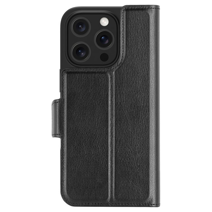 dbramante 1928 Oslo Pro Funda Tipo Folio para iPhone 16 Pro Negra con Soporte y Bolsillos para Tarjetas