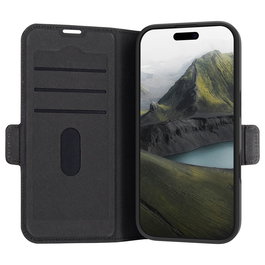 dbramante 1928 Oslo Pro Funda Tipo Folio para iPhone 16 Pro Negra con Soporte y Bolsillos para Tarjetas