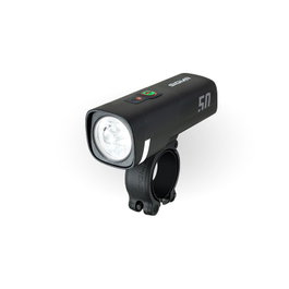 Sigma Luz Delantera AURA 50 50 Lux Recargable USB-C Montaje Sin Herramientas Manillar Sensor Automático