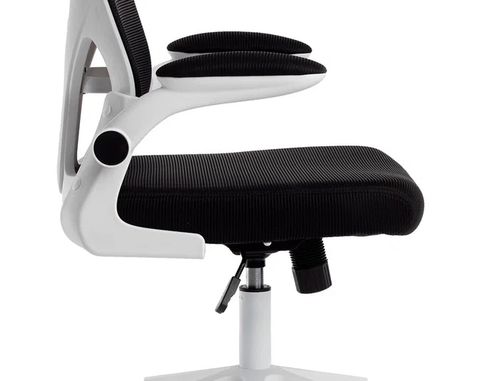 Q-connect Silla Ergonómica Pal ermo Alt Max 1300 Anc 610 Prof 600 Ruedas Premium Malla Base Nylon Reposacabezas Soporte Lumbar Color Blanco Negro