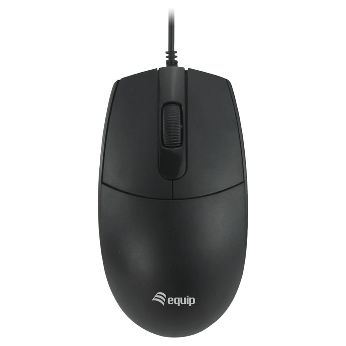 EQUIP Ratón Óptico Ambidextro Silencioso USB