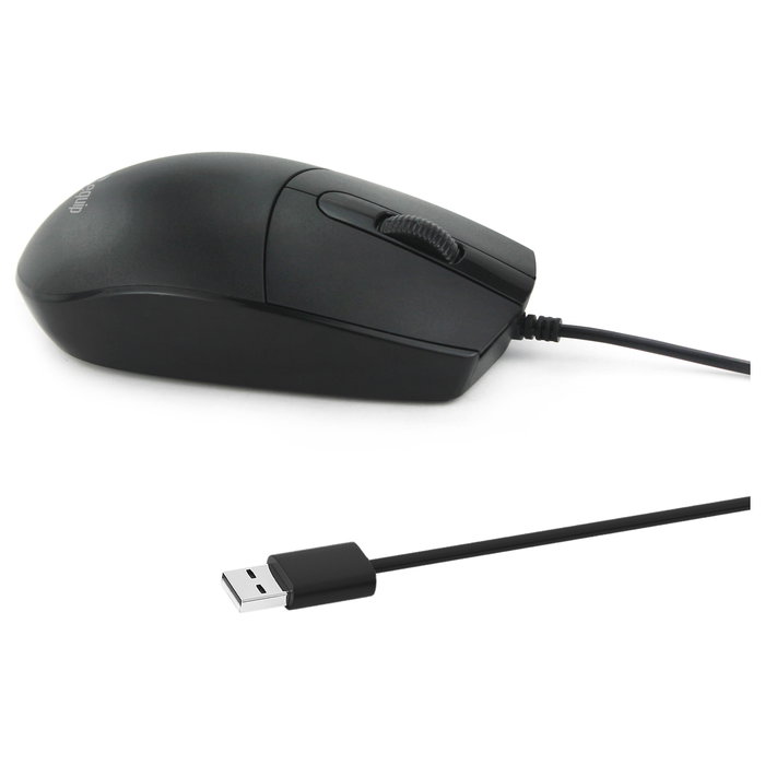 EQUIP Ratón Óptico Ambidextro Silencioso USB