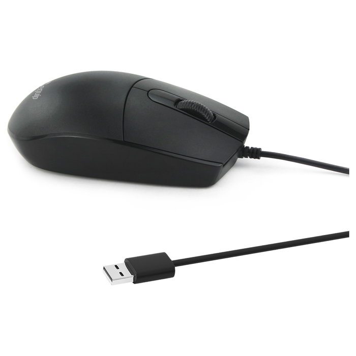 EQUIP Ratón Óptico USB-A Silencioso Ambidextro 1200 DPI Cable 1.5m Negro 245117 EQUIP Ratón Óptico USB-A Silencioso Ambidextro 1200 DPI Cable 1.5m Negro 245117
