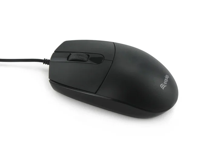 EQUIP Ratón Óptico Ambidextro Silencioso USB