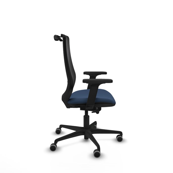 PIQUERAS Y CRESPO Silla de oficina Mardos Azul Marino y Negro