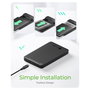 ICY BOX IB-201T-CU31 Caja Externa para SSD/HDD SATA 2.5" USB-C 3.1 Gen 1 de 6 Gbit/s, Aluminio y ABS, Negro