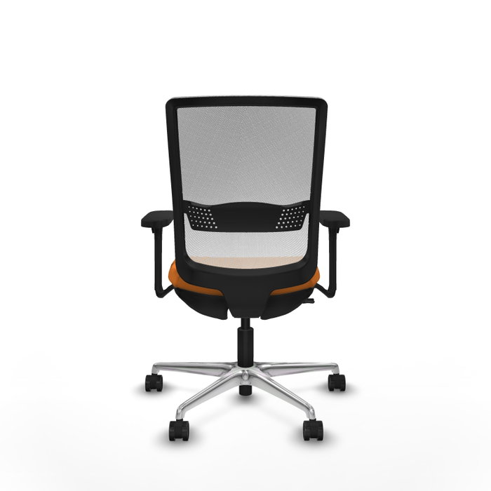 PIQUERAS Y CRESPO Silla de oficina Haches Naranja y Blanco PIQUERAS Y CRESPO Silla de oficina Haches Naranja y Blanco