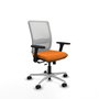 PIQUERAS Y CRESPO Silla de oficina Haches Naranja y Blanco