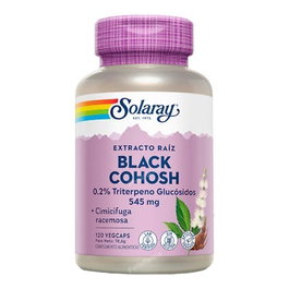 SOLARAY Black Cohosh (Cimicifuga) 120 Cápsulas Vegetales para la Mujer