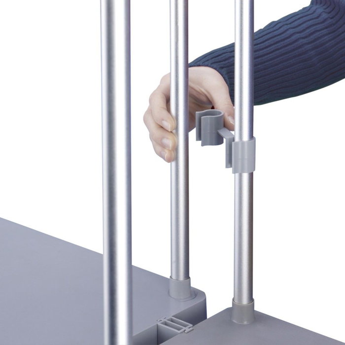 Hailo ProfiLine MSS XXXL Aluminium Soporte para bolsas de basura con ruedas Hailo ProfiLine MSS XXXL Aluminium Soporte para bolsas de basura con ruedas