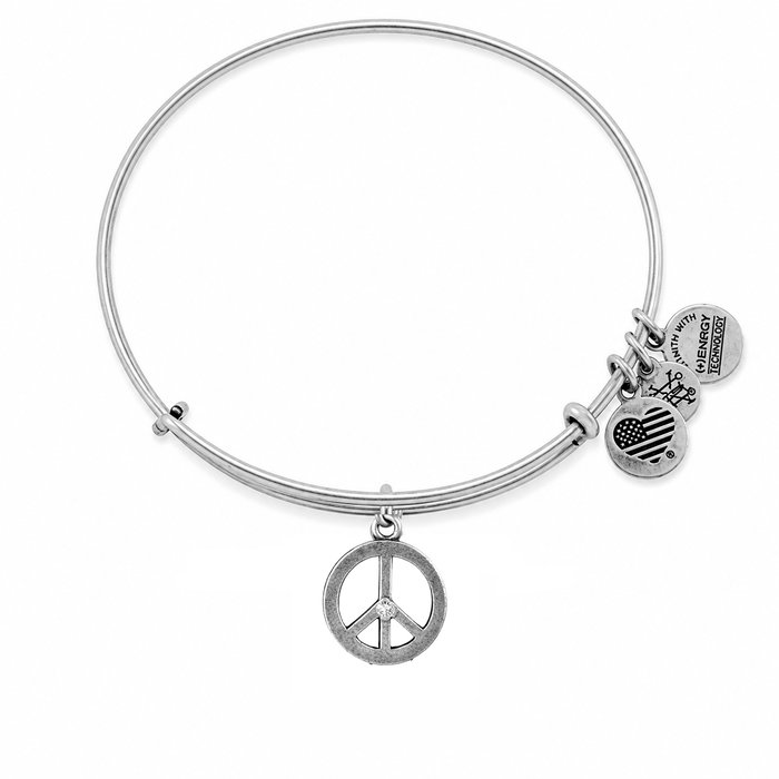 Alex And Ani Pulsera con Símbolo de la Paz Gris Alex And Ani Pulsera con Símbolo de la Paz Gris
