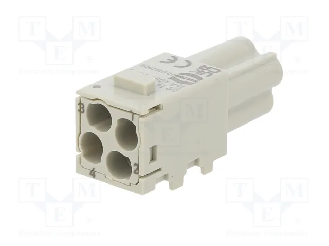 HARTING Módulo Hembra Han-Modular® Domino Han E® con 4 Pines