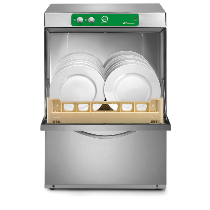 SILANOS Lavavajillas E-Prima Modelo E-50, Maquinaria Profesional, Dimensiones 825x610x565 mm, 230V 3.9kW SILANOS Lavavajillas E-Prima Modelo E-50, Maquinaria Profesional, Dimensiones 825x610x565 mm, 230V 3.9kW