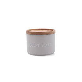 Quid Tarro Metal Apilable Creta 12x12x8,8 cm - 12 Unidades Gris