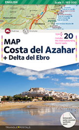 Costa del Azahar + Delta del Ebro, map, VV.AA. - TRIANGLE POSTALS