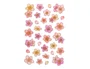 Imaginovo Pegatinas Flores Rosas Papel 190x104 mm Blister Scrapbook Adhesivos Decorativos