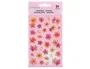 Imaginovo Pegatinas Flores Rosas Papel 190x104 mm Blister Scrapbook Adhesivos Decorativos