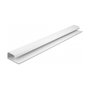 DeLOCK Canaleta para cables para montaje debajo de la mesa 57 x 25 mm 400 mm Blanco (2 unidades)