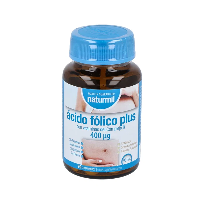 DIETMED Ácido Fólico Plus 400µg 90 Comprimidos - Complemento con Vitaminas B1, B6, B12 y Biotina DIETMED Ácido Fólico Plus 400µg 90 Comprimidos - Complemento con Vitaminas B1, B6, B12 y Biotina