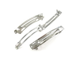Innspiro Pack de 10 Clips para el Cabello Plateados de 70mm