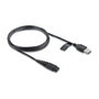 DeLOCK 90987 Cable de carga USB 5 V para afeitadoras Hatteker RFC y RSCX