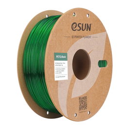 eSUN Filamento PETG 1,75 mm Verde Translúcido 1 kg - Alta Resistencia y Rigidez - Para Impresión 3D