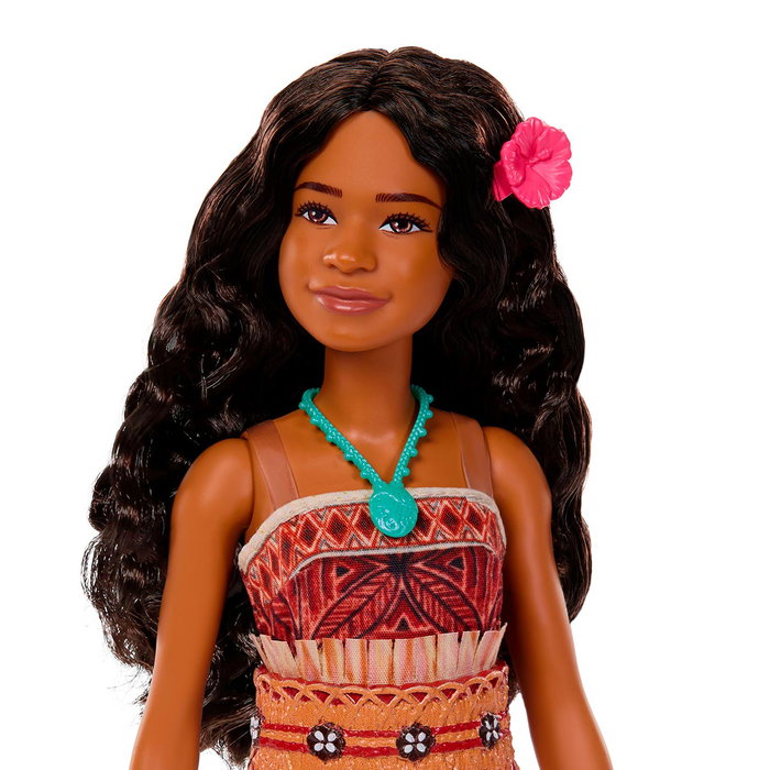 Mattel Muñeca Vaiana Disney Princess con accesorios - Inspirada en la película Vaiana, juguete +3 años