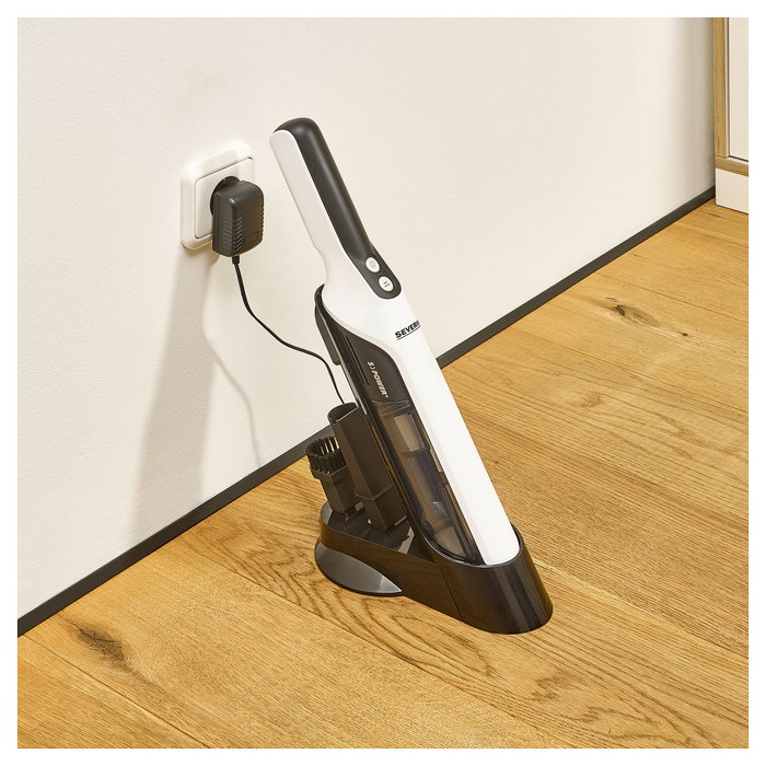 Severin HV 7140 S'Power Aspiradora de mano Negro, Blanco