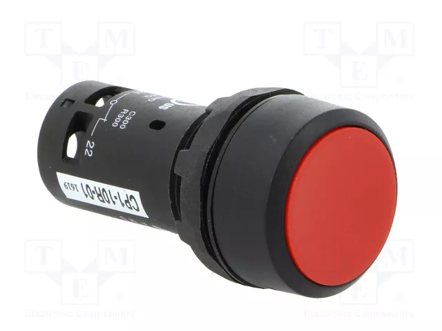 ABB CP1-10R-01 Interruptor de presión 22mm NC Rojo