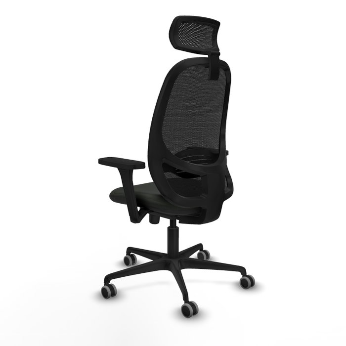 PIQUERAS Y CRESPO Silla de oficina Cilanco con mecanismo Sincro y Brazos 3D, Negro PIQUERAS Y CRESPO Silla de oficina Cilanco con mecanismo Sincro y Brazos 3D, Negro