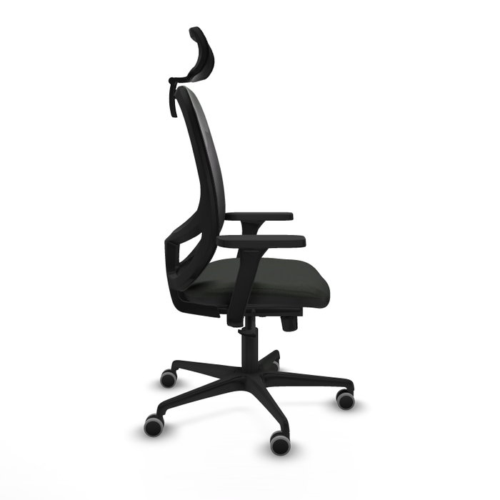 PIQUERAS Y CRESPO Silla de oficina Cilanco con mecanismo Sincro y Brazos 3D, Negro PIQUERAS Y CRESPO Silla de oficina Cilanco con mecanismo Sincro y Brazos 3D, Negro