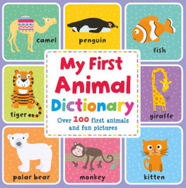 My first animal dictionary, VV.AA. - PANINI FONDO
