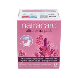 NATRACARE Compresa Extra Larga con Alas Ultra Extra Long 8uds.</h1>