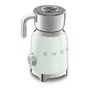 Smeg MFF11PGEU - Calentador y Espumador de Leche Automático 50's Style, Verde, 250 ml, 8 Funciones Frío/Caliente, Acero Inoxidable y Plástico