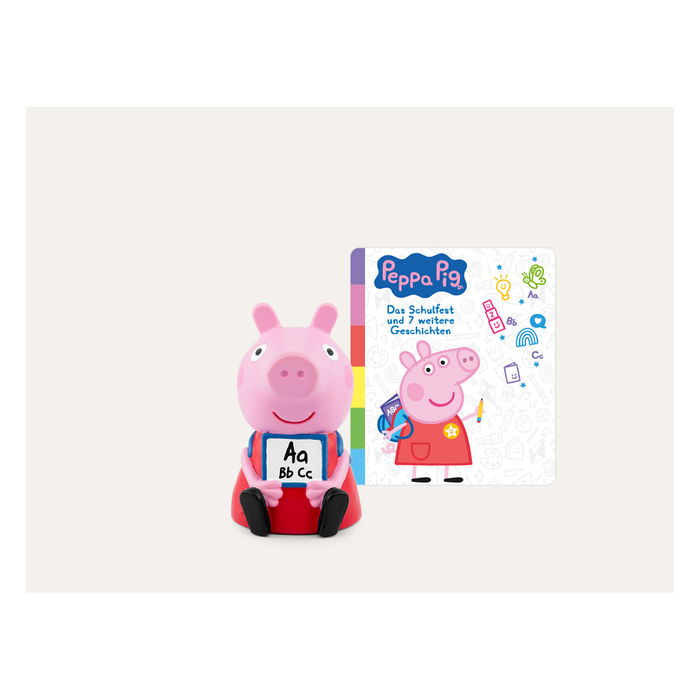 Tonies 11000425 Peppa Pig - Das Schulfest und 7 weitere Geschichten (Hörspiel) - Caja Musical con Figura, Juguete Multicolor para Niños +3 Años, 8 Cuentos, Interior Tonies 11000425 Peppa Pig - Das Schulfest und 7 weitere Geschichten (Hörspiel) - Caja Musical con Figura, Juguete Multicolor para Niños +3 Años, 8 Cuentos, Interior