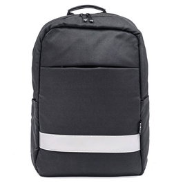 Ewent EW2539 Maletín 16.1" Impermeable, Mochila Rolltop 25L, Oxford 600D, PET Reciclado, Tira Reflectante