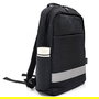 Ewent EW2539 Mochila Rolltop para Portátil 16.1" Negra - Impermeable Oxford 600D, Respaldo Acolchado, 25L, Reciclada PET, Funda Acolchada y Tira Reflectante