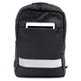 Ewent EW2539 Mochila Rolltop para Portátil 16.1" Negra - Impermeable Oxford 600D, Respaldo Acolchado, 25L, Reciclada PET, Funda Acolchada y Tira Reflectante